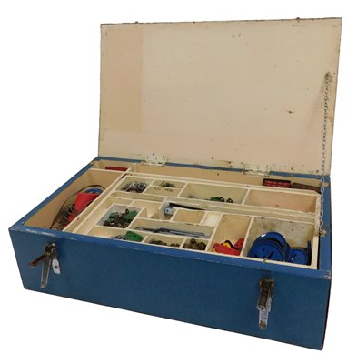 Lot 710 - Assorted Meccano, in a Meccano box.