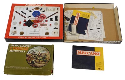 Lot 672 - A Meccano Combat multi kit construction...