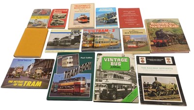 Lot 49 - Various transport-related books, including The...