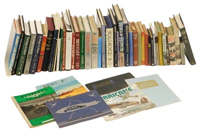 Lot 64 - Motoring related books, including The Magic of...