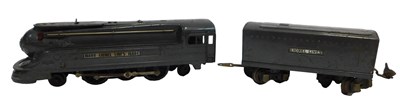 Lot 731 - A Lionel O gauge tinplate Torpedo locomotive 027.