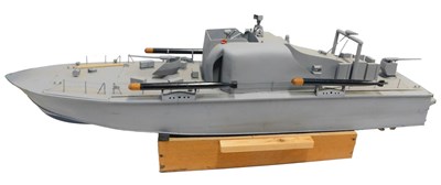 Lot 754 - A kit built RC torpedo boat.