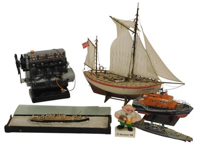 Lot 745 - A scale model of a 19thC passenger ship, World...