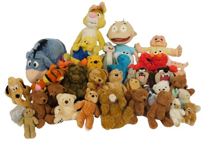 Lot 683 - Soft toys, including Tigger, Eeyore, Baby...
