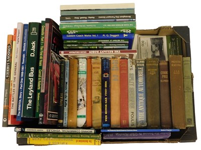 Lot 82 - Books. Motoring and public transport interest,...