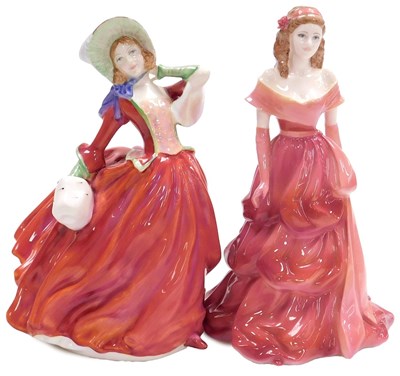 Lot 24 - A Royal Doulton figure of Autumn Breezes...