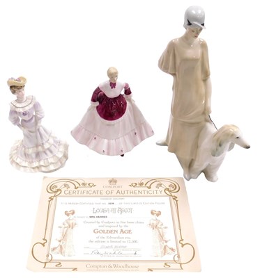 Lot 27 - A Coalport Golden Age figure Louisa at Ascot,...