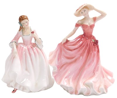 Lot 31 - Two Royal Doulton figures, comprising Tender...