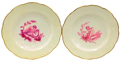 Lot 39 - A pair of late 19thC Minton porcelain...