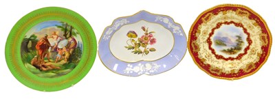 Lot 47 - A late 19thC Vienna style porcelain...