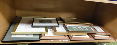 Lot 2010 - A quantity of framed prints, etchings,...