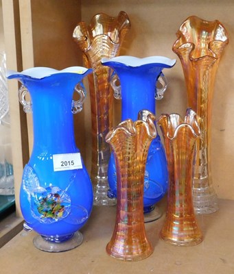 Lot 2015 - A quantity of carnival glassware, together...