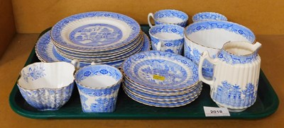 Lot 2018 - A part dinner and  tea service, including...