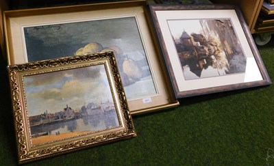 Lot 2023 - A quantity of framed prints, including a still...