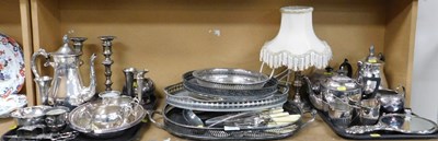 Lot 2032 - A quantity of decorative silver plate,...