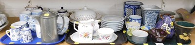 Lot 2075 - A group of assorted decorative ceramics,...