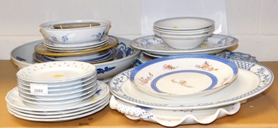 Lot 2080 - A quantity of tableware, including serving...
