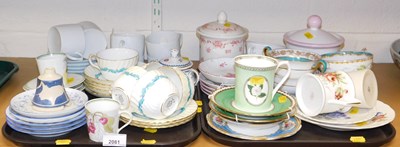 Lot 2081 - A Minton Ardmore part tea service, together...