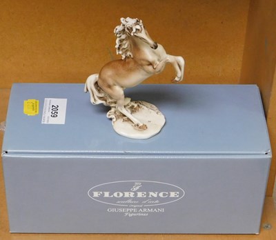 Lot 2104 - A ceramic sculpture of a horse, entitled...