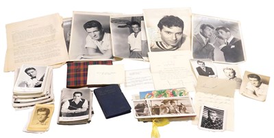 Lot 78 - A group of autographed photo cards, and...