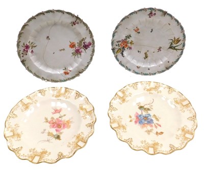 Lot 51 - Two late 18thC Chelsea red anchor period...