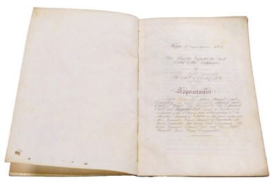 Lot 59 - A Victorian legal document relating to His...