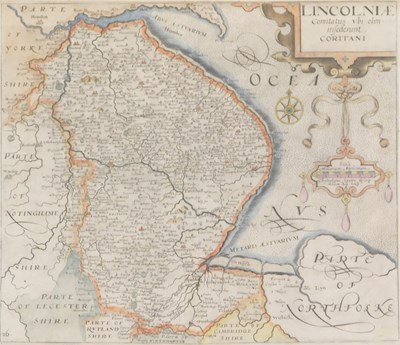 Lot 137 - After Christopher Saxton & William Kip, map of...