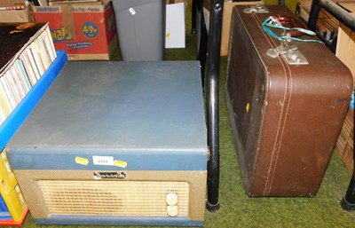 Lot 2132 - A Dansette Major record player, together with...