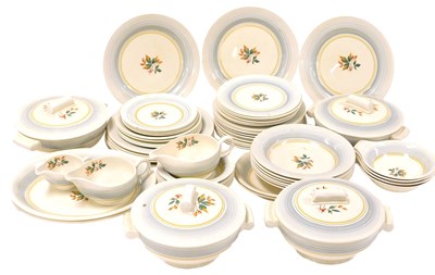 Lot 197 - A 1930s Grindley pottery part dinner...