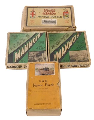 Lot 199 - Two Chad Valley GWR jigsaw puzzles, comprising...