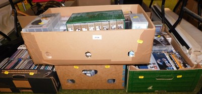 Lot 2134 - A quantity of CDs, DVDs, VHS videos, covering...