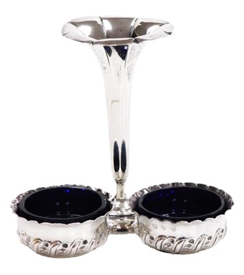 Lot 108 - A pair of Victorian silver circular...