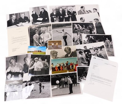 Lot 233 - A collection of golf related photographs and...