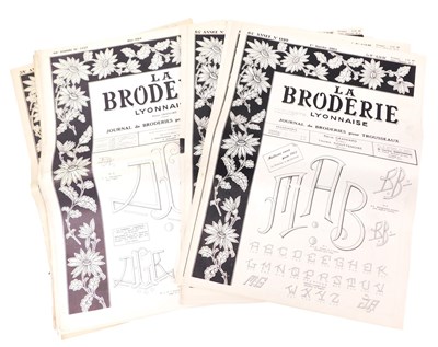 Lot 351 - A group of La Broderie Lyonnaise journals, de...