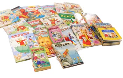 Lot 205 - The Daily Express Rupert Annuals, 1969 onwards,...