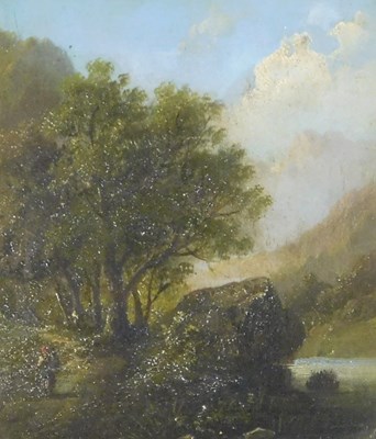 Lot 209 - English School (19thC) Country landscape with...