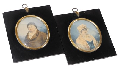 Lot 8 - Benjamin Delacour (French early 19thC). A pair...