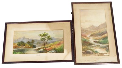 Lot 256 - J Douglas (19th/20thC). Loch Eck, watercolour,...