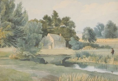 Lot 292 - 19thC School. Orton near Peterborough, fishing...