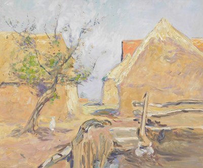 Lot 272 - Emmie Stewart Wood (British, 1863-1937). Barns...