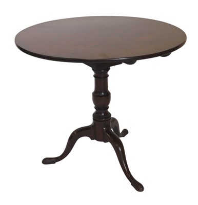 Lot 1113 - A George III mahogany occasional table, the...