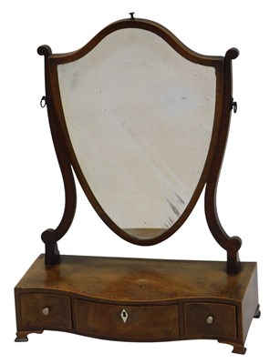 Lot 364 - A George III mahogany and rosewood cross...