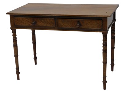 Lot 378 - A 19thC mahogany low side table or dressing...