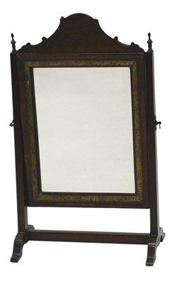 Lot 382 - An 18thC mahogany and parcel gilt rectangular...
