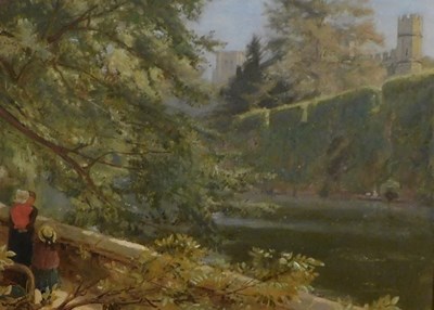 Lot 221 - Albert Goodwin (1864-1929). A View of Bishop's...