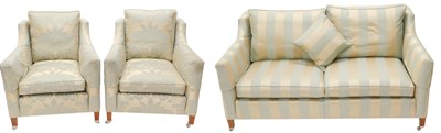 Lot 370 - A modern Duresta matched three piece suite,...