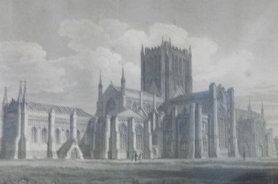 Lot 176 - Three engravings. The Prospect Abbey of the...