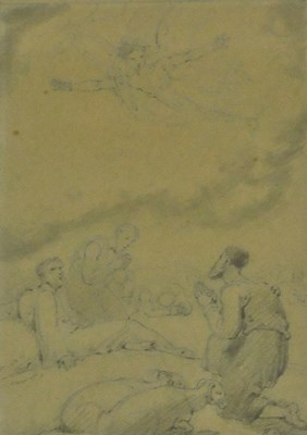 Lot 234 - Richard Westall (1765-1836). The Shepherds of...