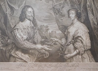 Lot 193 - After Sir Anthony Van Dyck. Charles I and...