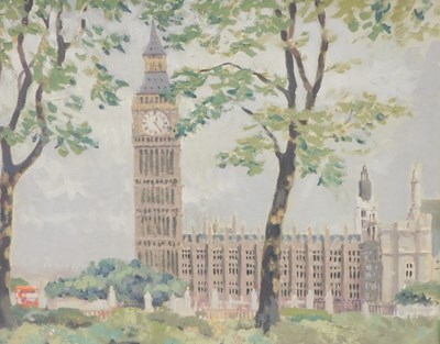 Lot 195 - Sidney G Ferris (20thC). House of Commons,...